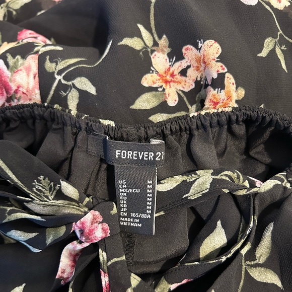 Forever 21 Floral Print Maxi Dress - Size M - Picture 10 of 10